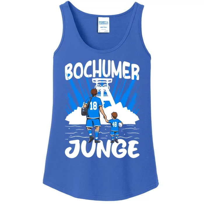 Bochumer Father Son Football Design Great Gift Ladies Essential Tank