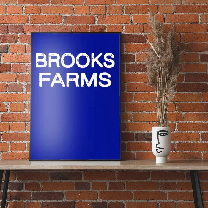 Brooks Farms Squad Family Reunion Last Name Team Gift Poster