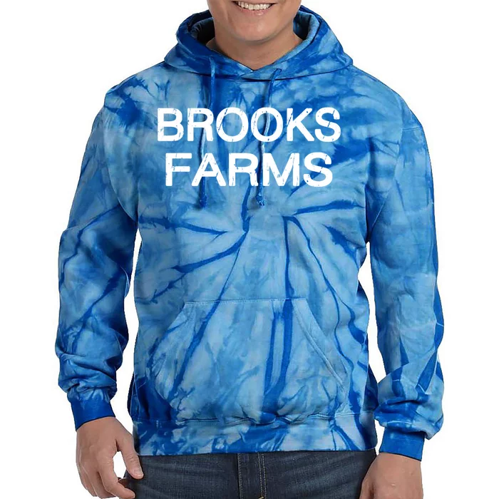 Brooks Farms Squad Family Reunion Last Name Team Gift Tie Dye Hoodie