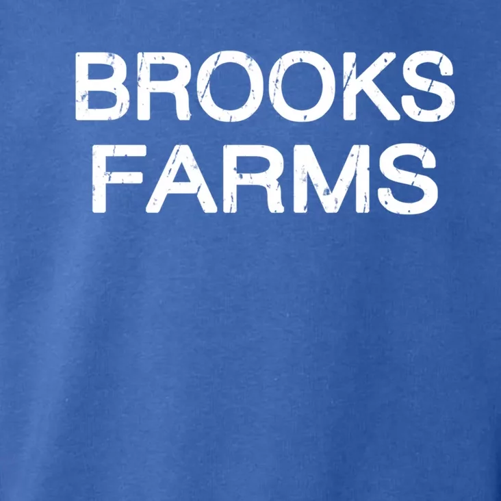 Brooks Farms Squad Family Reunion Last Name Team Gift Toddler Hoodie