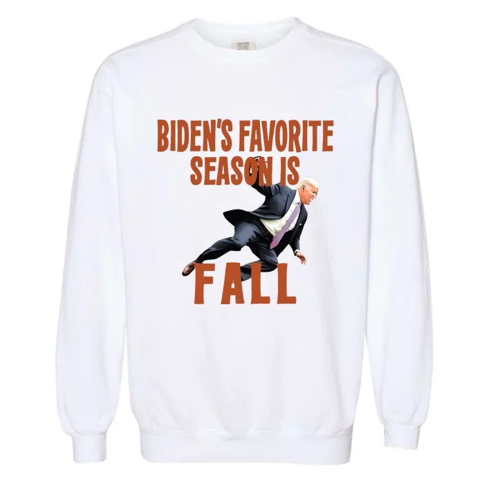 Bidens Favorite Season Is Fall Garment-Dyed Sweatshirt