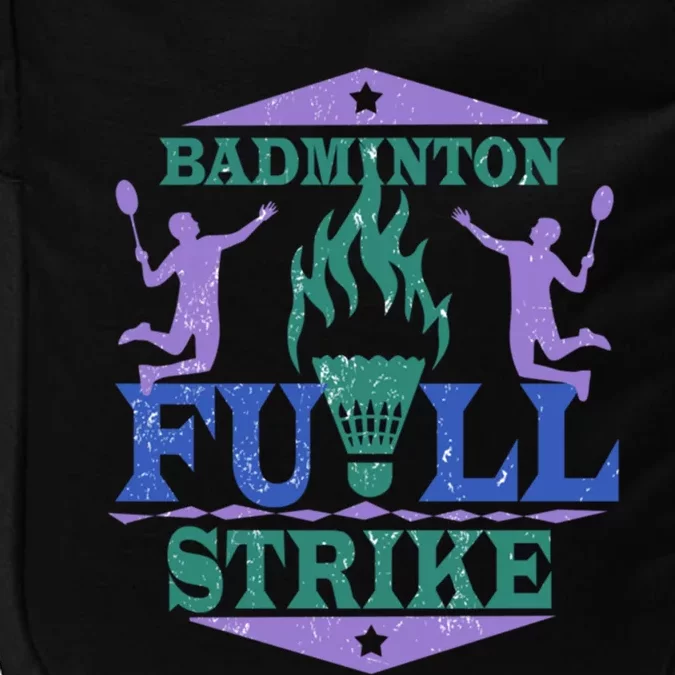 Badminton Full Strike Great Gift Impact Tech Backpack