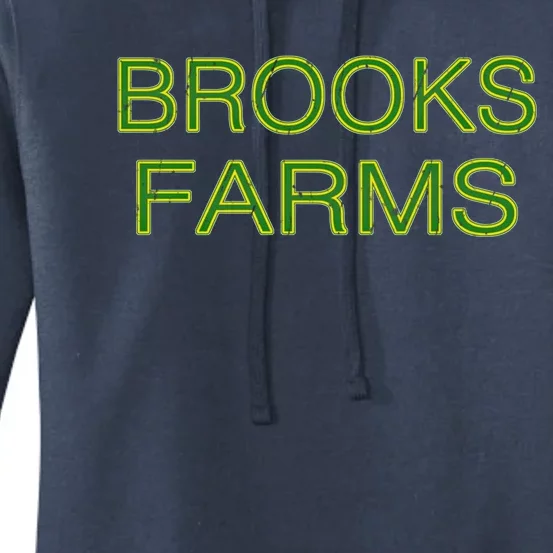 Brooks Farms Squad Family Reunion Last Name Team Gift Women's Pullover Hoodie