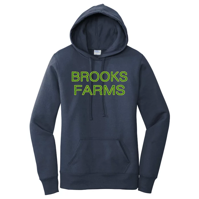 Brooks Farms Squad Family Reunion Last Name Team Gift Women's Pullover Hoodie