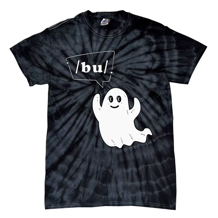 Boo Funny Slpa Halloween Slp Speech Therapy Ipa Pathology Tie-Dye T-Shirt