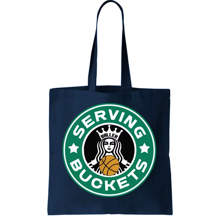 Basketball Funny Serving Buckets Great Tote Bag