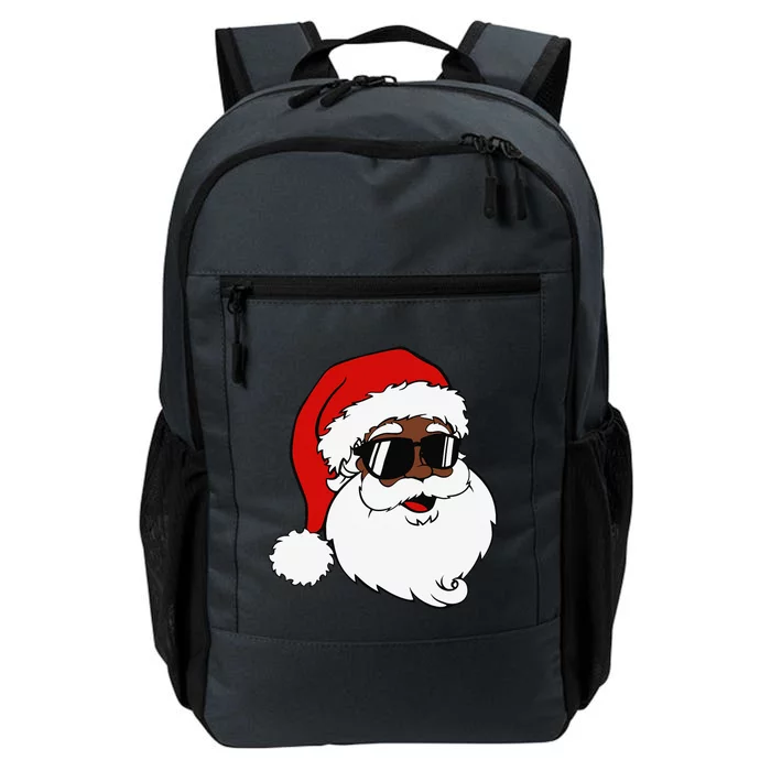 Black Funny Santa Claus Sunglasses Christmas Xmas Daily Commute Backpack