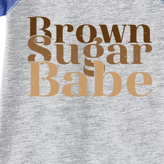 Brown Funny Sugar Babe Proud Black History Juneteenth Meaningful Gift Infant Baby Jersey Bodysuit