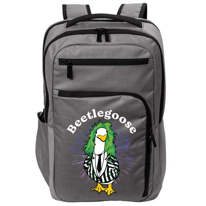 Beetlegoose Funny Silly Goose Spooky Impact Tech Backpack