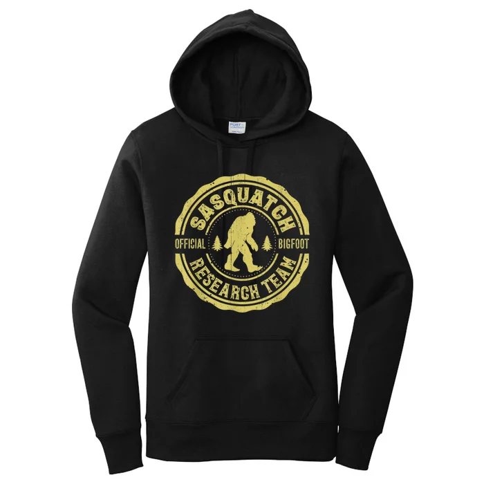 Bigfoot Finding Sasquatch Research Team Men Retro Vintage Women's Pullover Hoodie