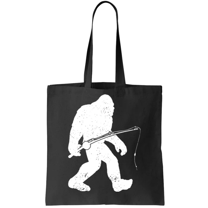 Bigfoot Fishermen Sasquatch Fishing Funny Retro Tote Bag