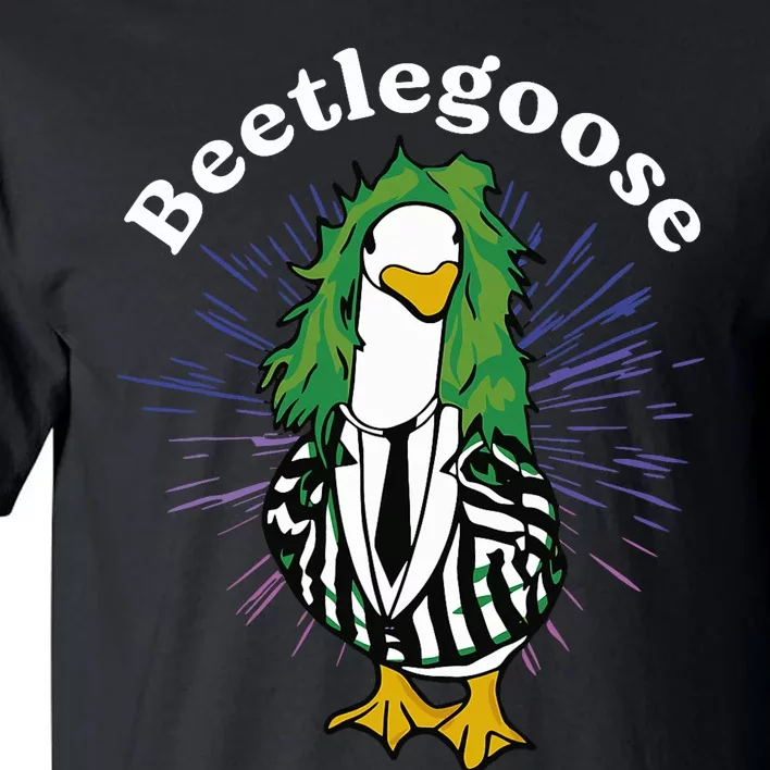 Beetlegoose Funny Silly Goose Spooky Design Tall T-Shirt