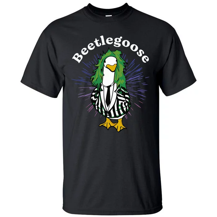 Beetlegoose Funny Silly Goose Spooky Design Tall T-Shirt