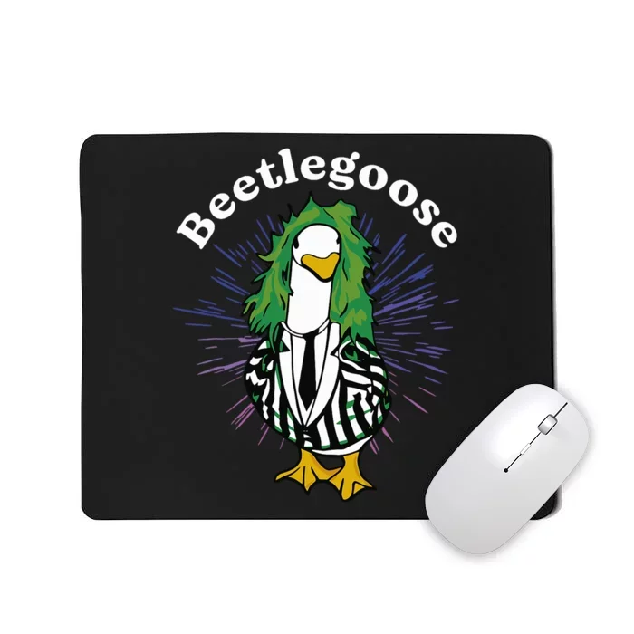 Beetlegoose Funny Silly Goose Spooky Design Mousepad