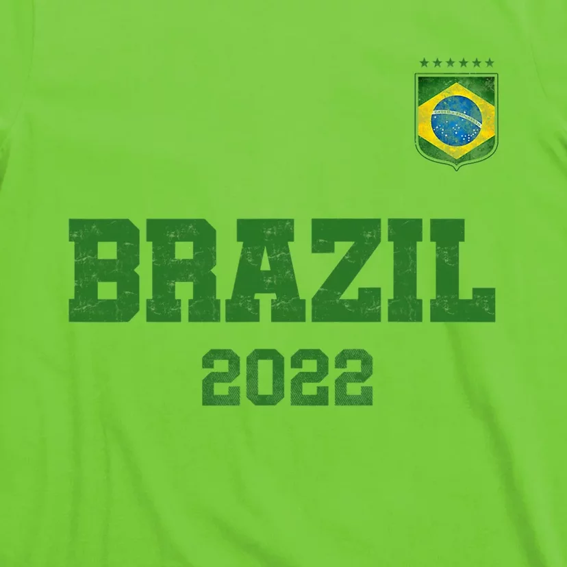 Brazil Flag Soccer Player Jersey Support Brazil T-Shirt