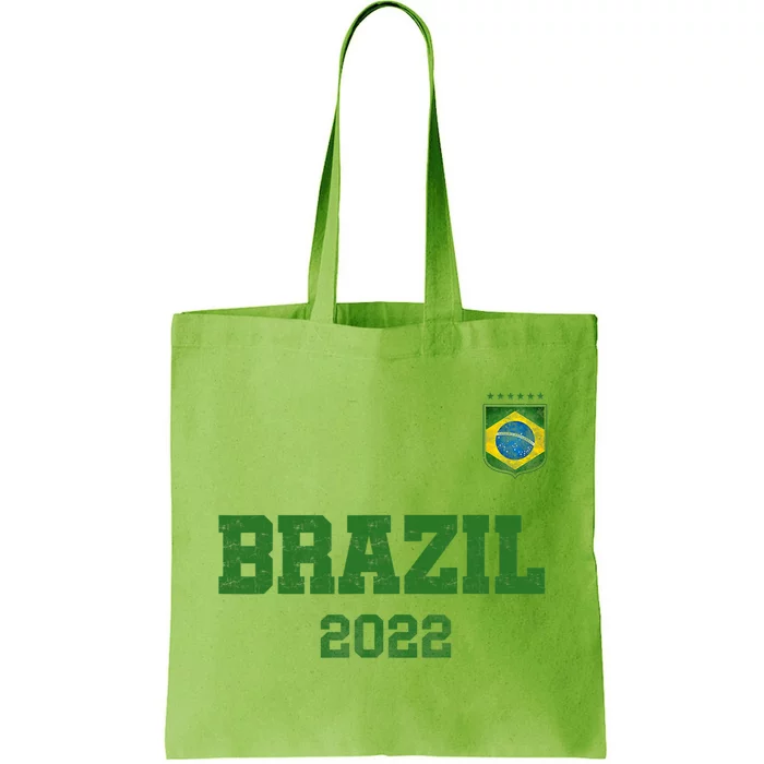 Brazil Flag Soccer Player Jersey Support Brazil Tote Bag