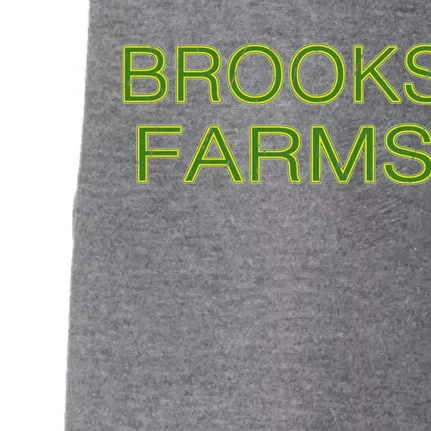 Brooks Farms Squad Family Reunion Last Name Team Gift Doggie 3-End Fleece Hoodie