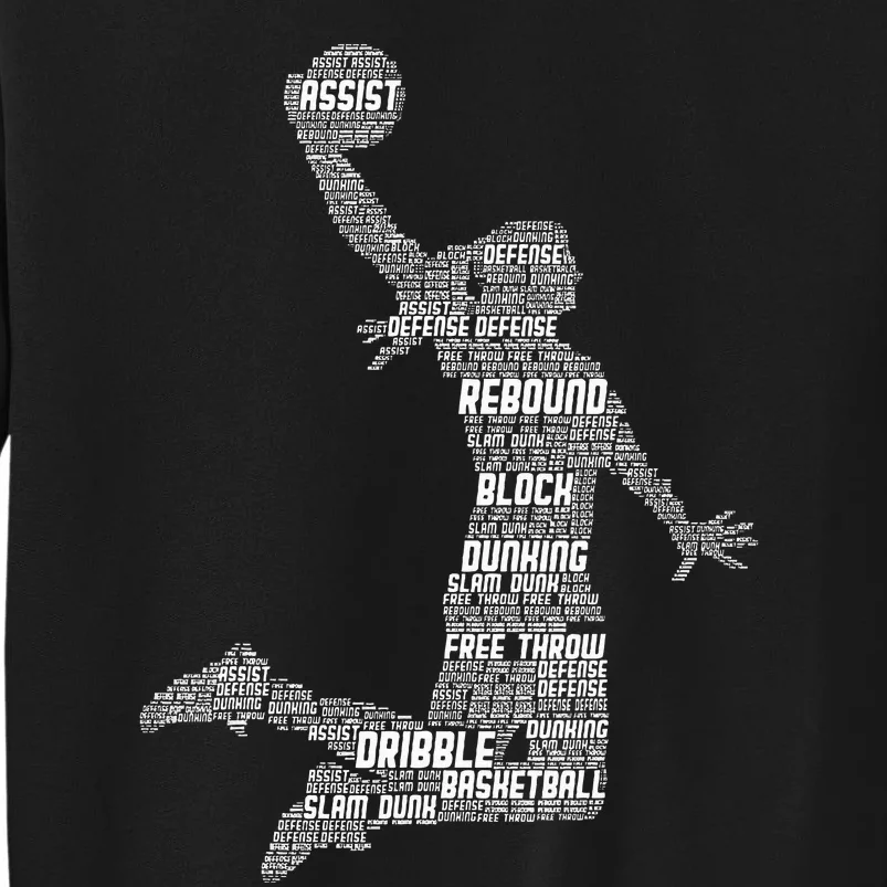 Basketball funny sport Tall Sweatshirt