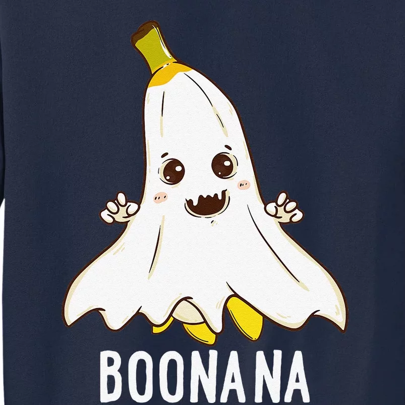 Boonana Funny Spooky Banana Ghost Food Halloween Costume Tall Sweatshirt