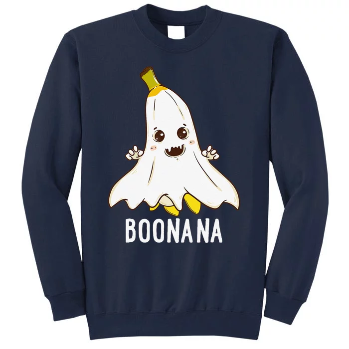 Boonana Funny Spooky Banana Ghost Food Halloween Costume Tall Sweatshirt