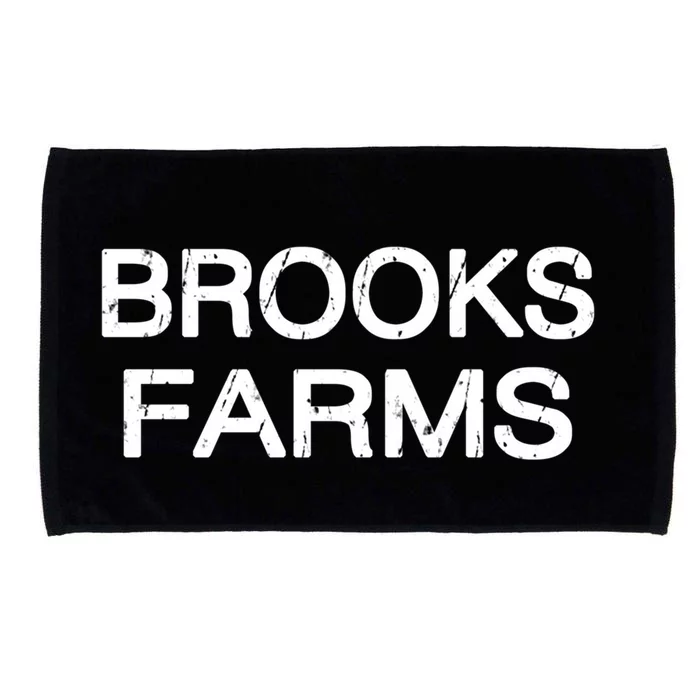 Brooks Farms Squad Family Reunion Last Name Team Gift Microfiber Hand Towel