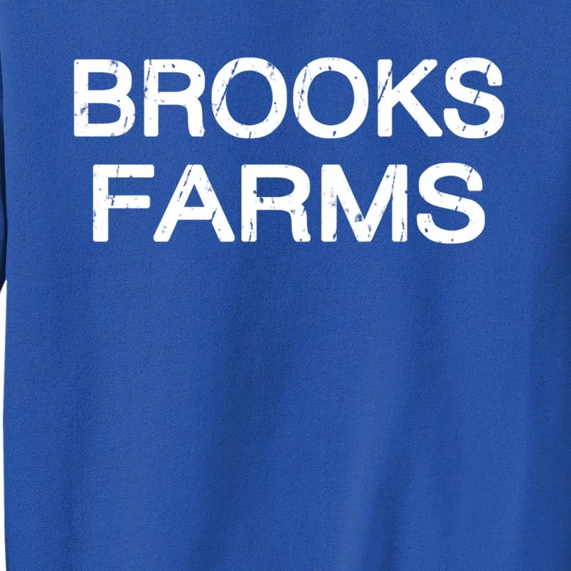 Brooks Farms Squad Family Reunion Last Name Team Gift Sweatshirt