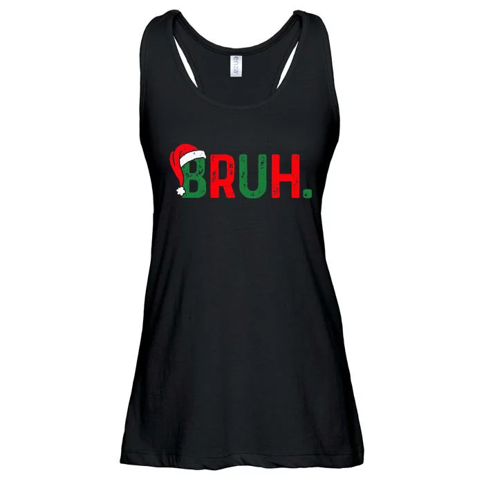 Bruh Funny Saying Bro Ns Christmas Pajamas Xmas Ladies Essential Flowy Tank