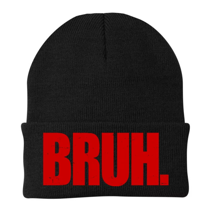 Bruh Funny Saying Knit Cap Winter Beanie