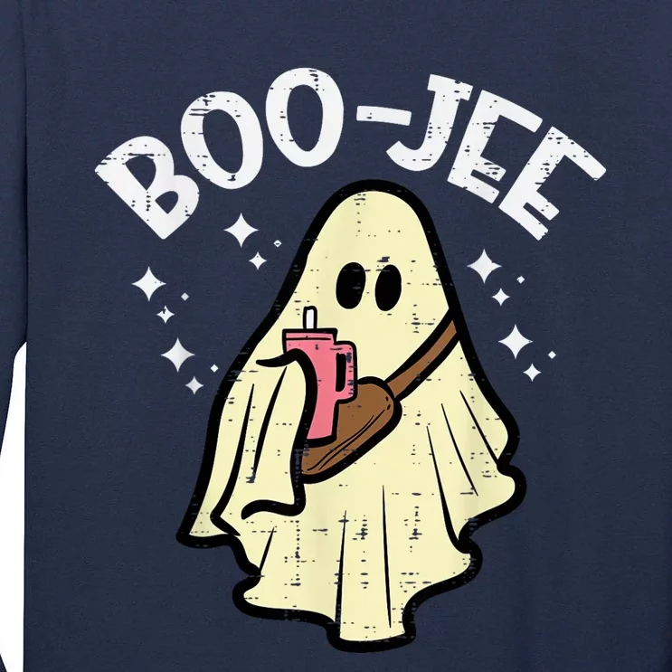 Boojee Funny Spooky Season Retro Halloween Costume Ghost Tall Long Sleeve T-Shirt