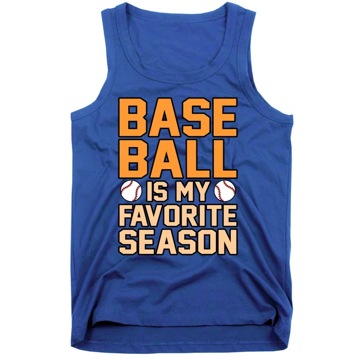 Baseball Favorite Season Sports Player Lover Coach Graphic Meaningful Gift Tank Top