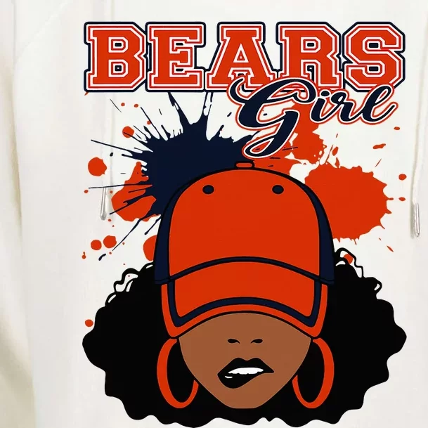 Bears Fanatic Show Your Team Spirit with Sports Gear Womens Funnel Neck Pullover Hood