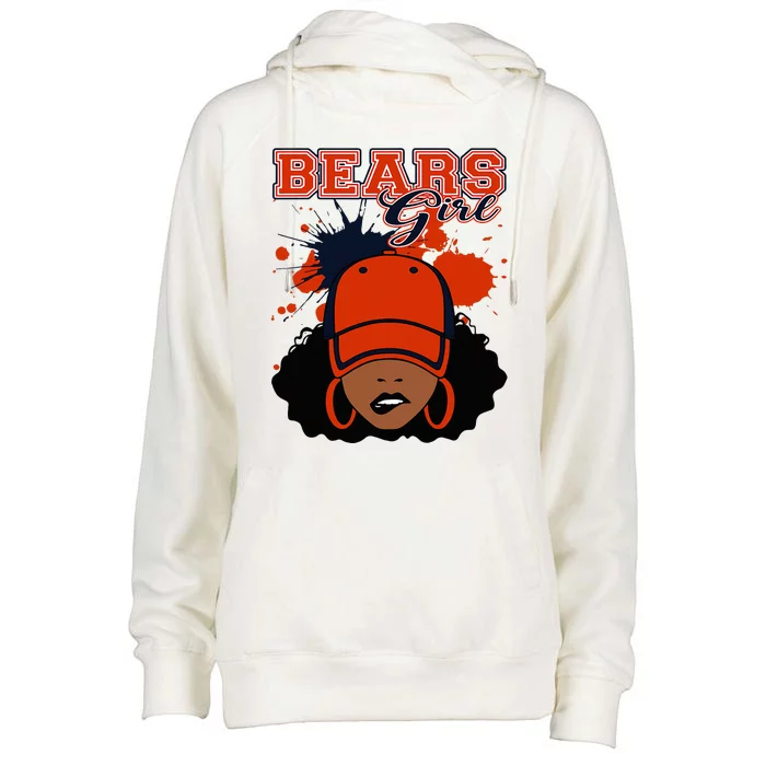 Bears Fanatic Show Your Team Spirit with Sports Gear Womens Funnel Neck Pullover Hood