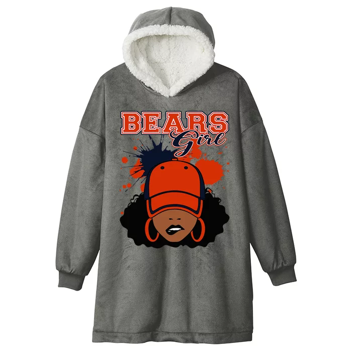 Bears Fanatic Show Your Team Spirit with Sports Gear Hooded Wearable Blanket