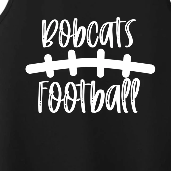 Bobcat Football School Spirit Team Mascot Game Night Gift Performance Tank