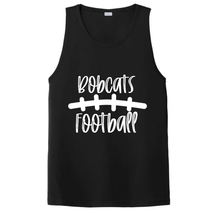 Bobcat Football School Spirit Team Mascot Game Night Gift Performance Tank