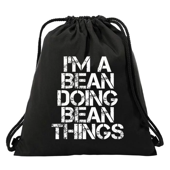 Bean Funny Surname Family Tree Birthday Reunion Gift Idea Drawstring Bag