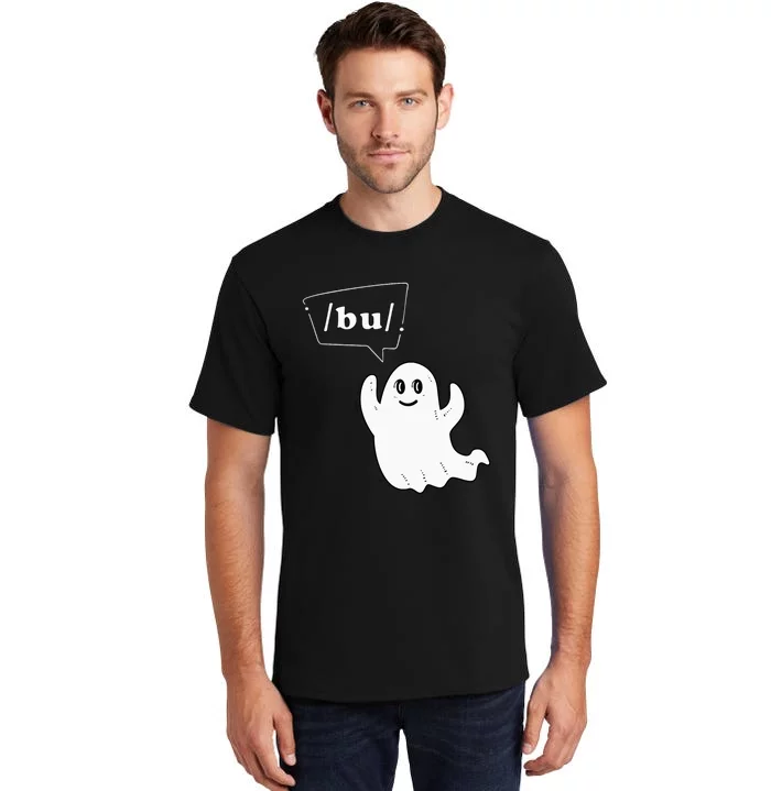 Boo Funny Slpa Halloween Slp Speech Therapy Ipa Pathology Tall T-Shirt