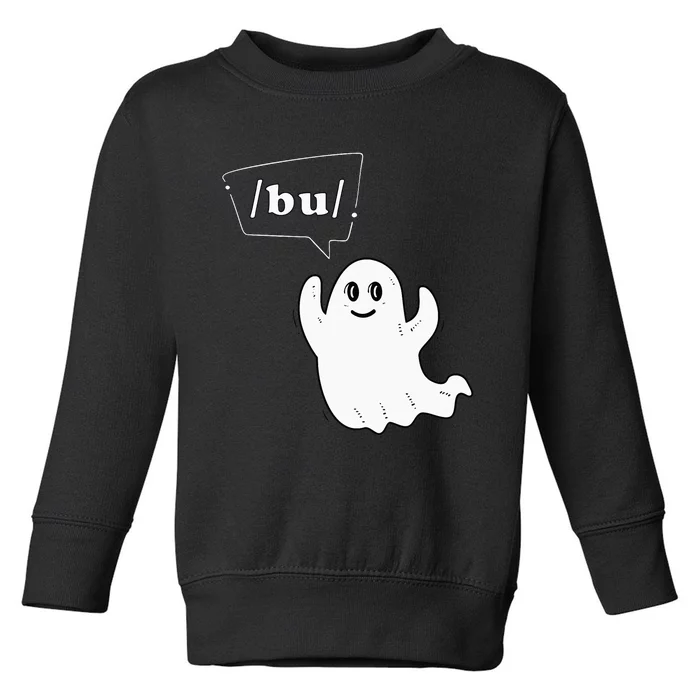 Boo Funny Slpa Halloween Slp Speech Therapy Ipa Pathology Toddler Sweatshirt