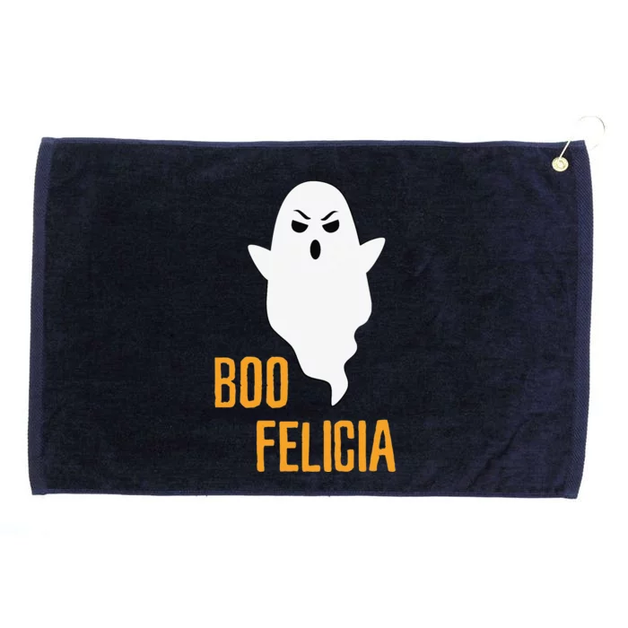 BOO FELICIA Spooky Hilarious Halloween Funny Phrase! Grommeted Golf Towel