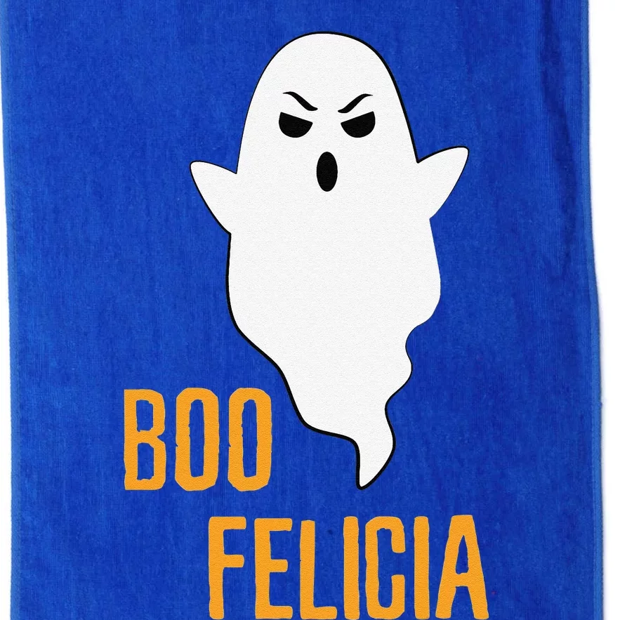 BOO FELICIA Spooky Hilarious Halloween Funny Phrase! Platinum Collection Golf Towel