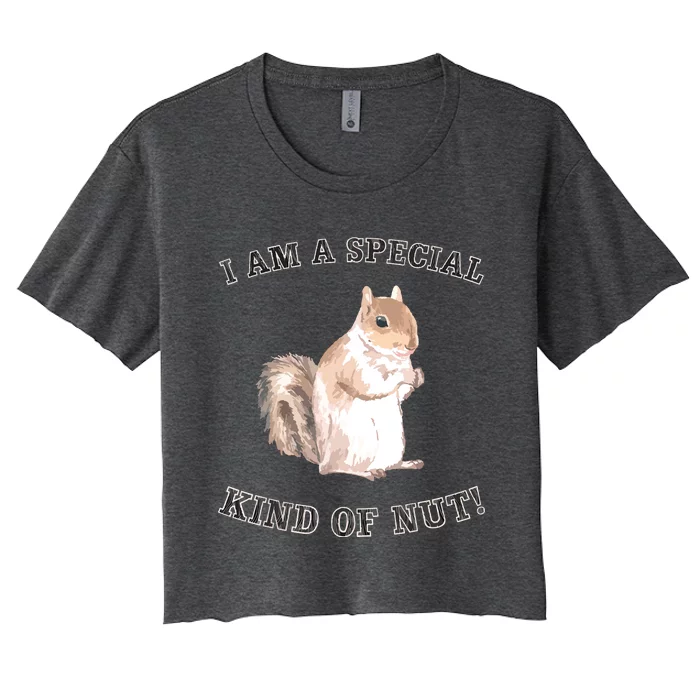 Brand: Funny Squirrel Gifts For Rodent Lover I'm A Special Kind Of Nut Forest An Women's Crop Top Tee