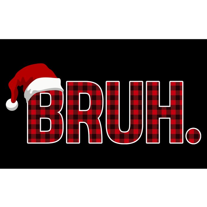 Bruh Funny Saying Bro Christmas Holiday Bumper Sticker