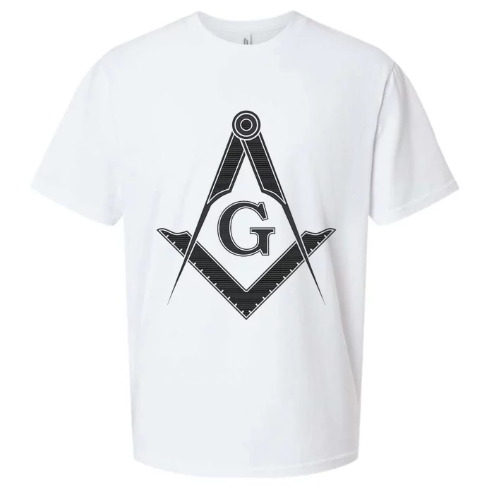 Black Freemason Square And Compass Master Mason Sueded Cloud Jersey T-Shirt