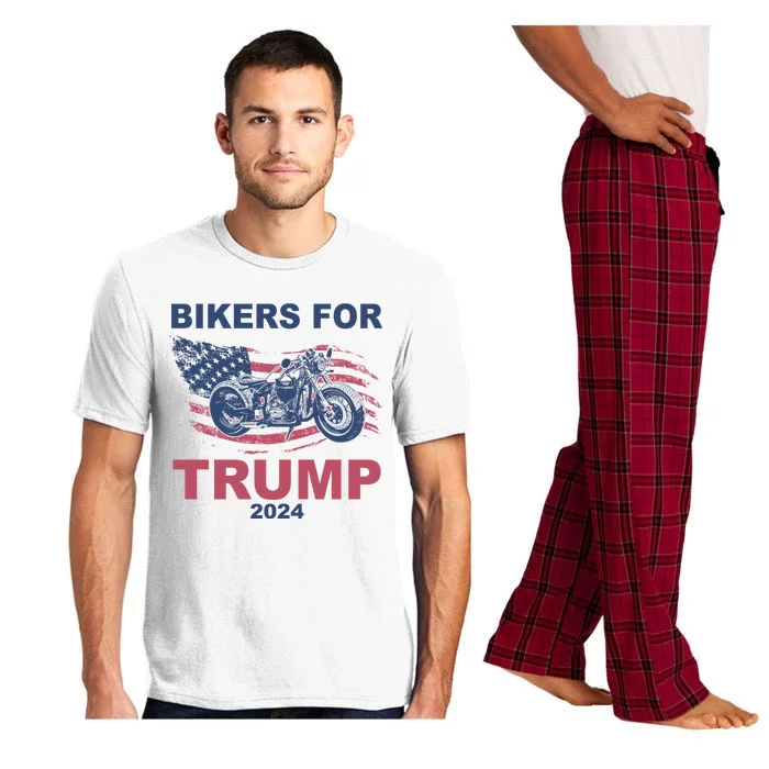 Bikers For Trump 2024 United States Pajama Set