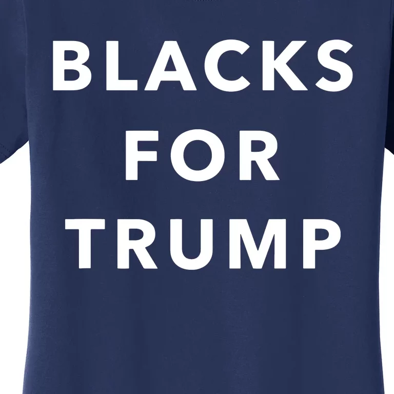 Blacks For Trump Women's T-Shirt