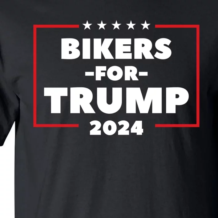 Bikers For Trump 2024 Tall T-Shirt