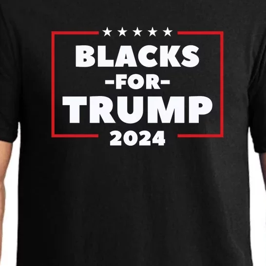 Blacks For Trump 2024 | Black Voices For Trump Pajama Set