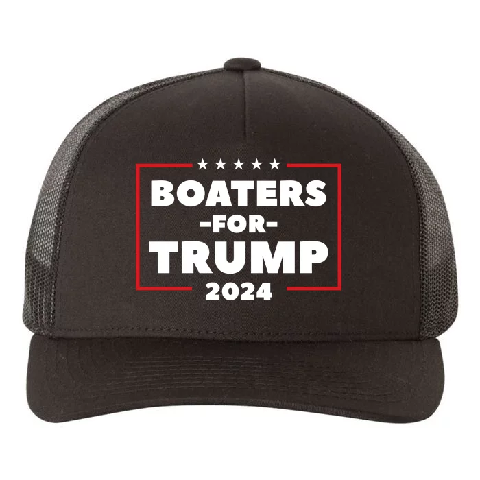 Boaters For Trump 2024 Yupoong Adult 5-Panel Trucker Hat