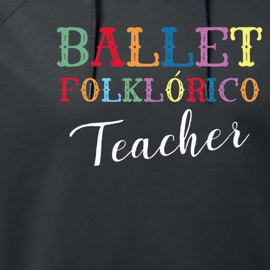 Ballet Folklorico Teacher Performance Fleece Hoodie