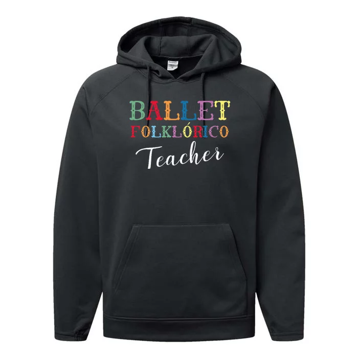 Ballet Folklorico Teacher Performance Fleece Hoodie